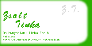 zsolt tinka business card